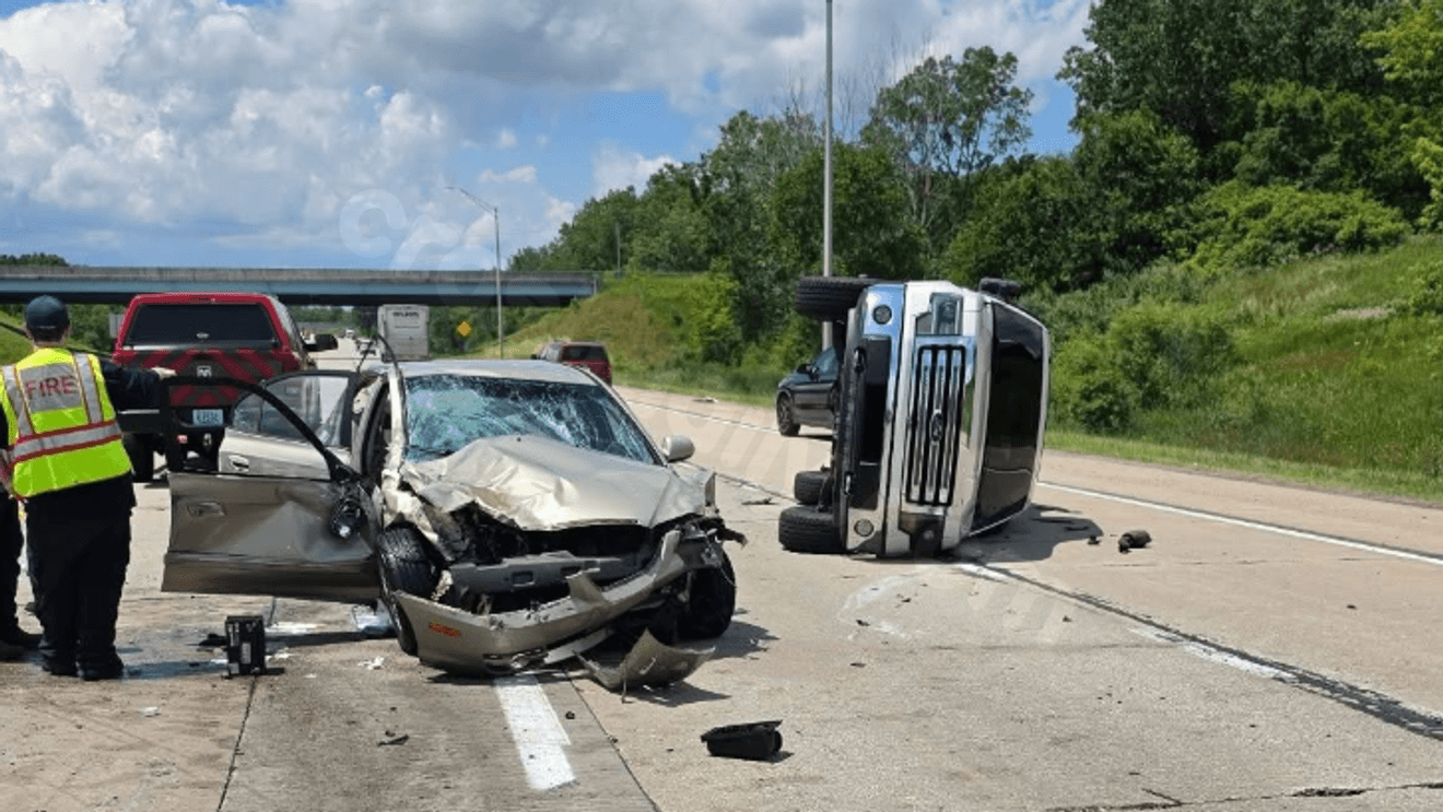 Two injured in multi-vehicle crash on US 20 Bypass in Elkhart County