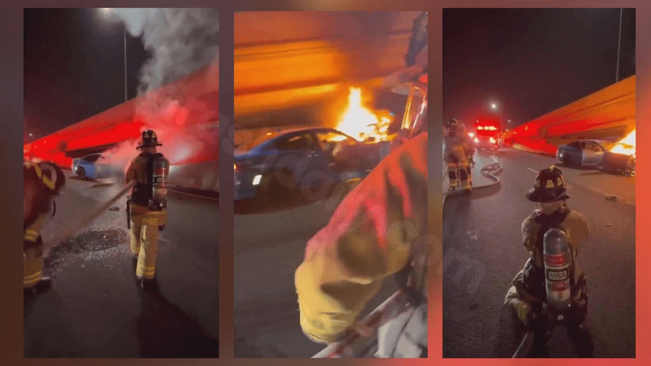 1 injured after fiery crash on I-66 Express Lanes in Fairfax County