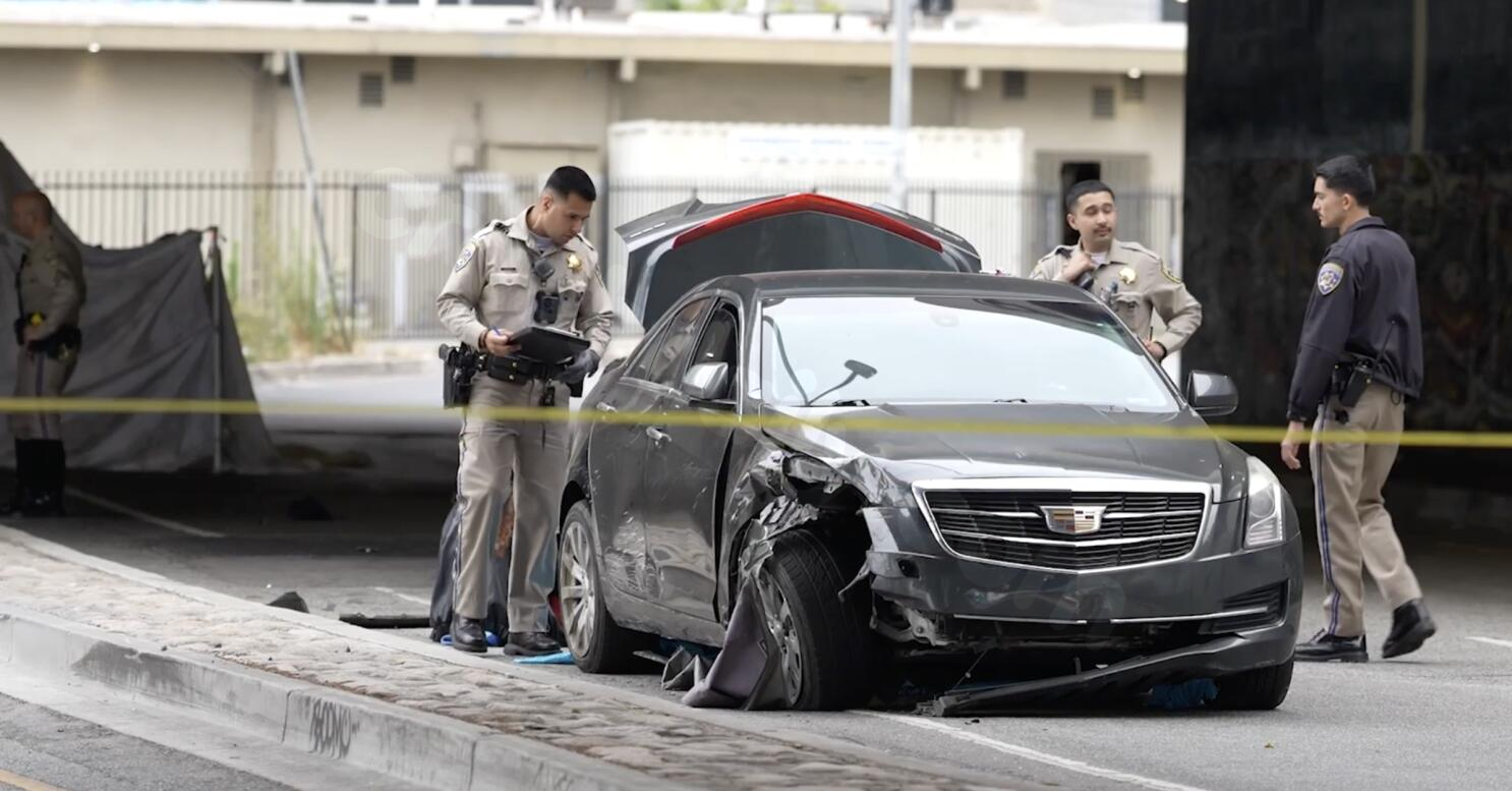 Pedestrian killed in Saturday morning accident in downtown L.A.