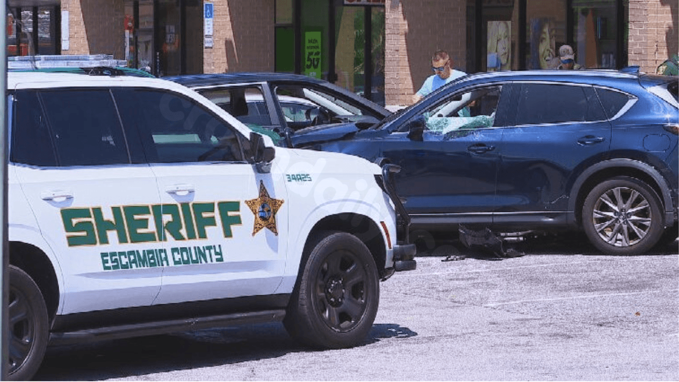 Multiple injuries reported after parking lot crash on Mobile Highway in Escambia County