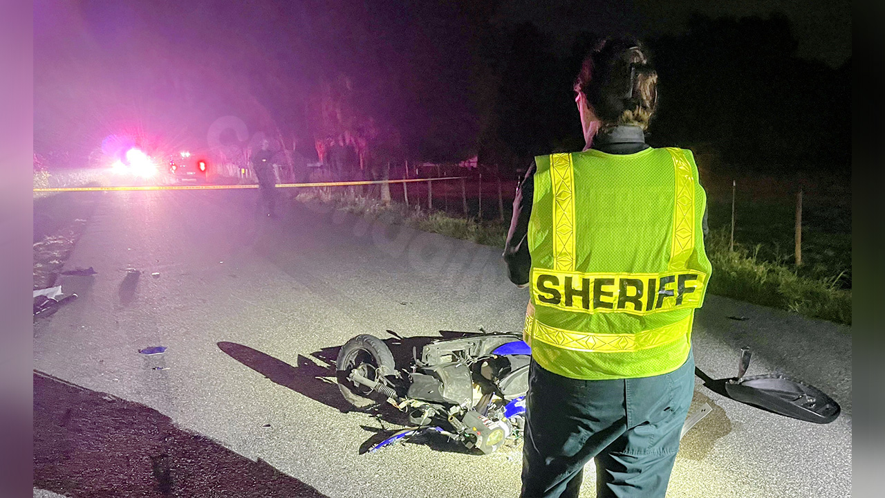 One dead, another critical after bicycle and scooter head-on collision