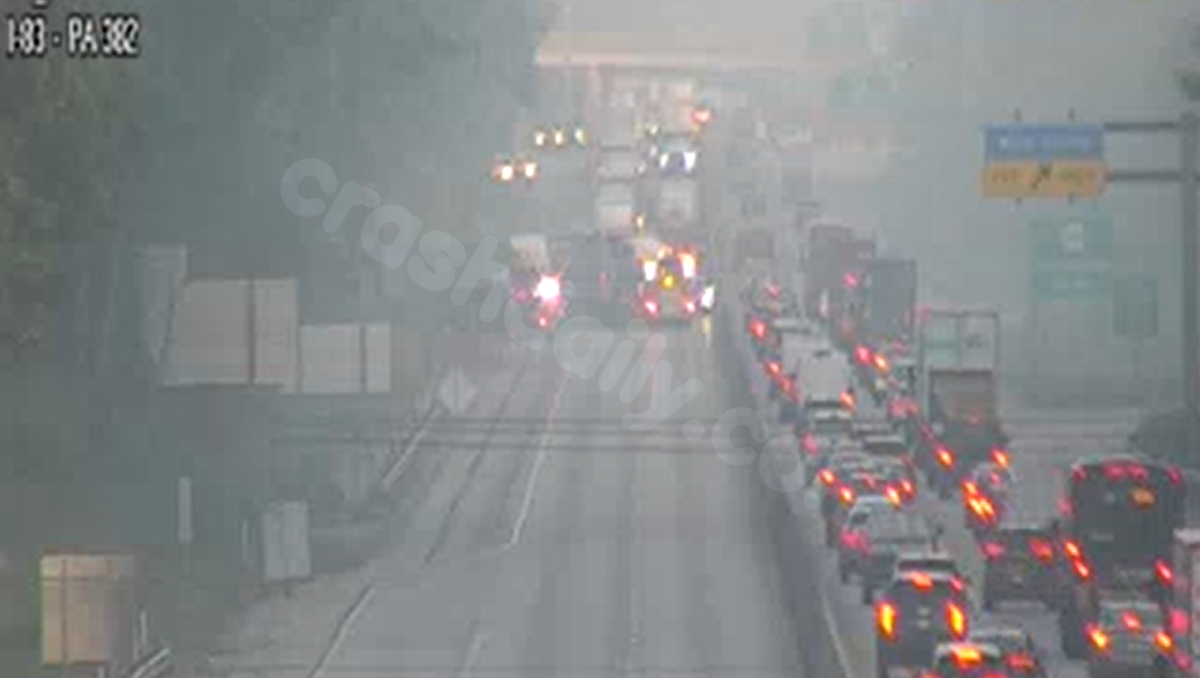 I-83 CLOSED: Coroner responds to 3-vehicle crash in York County, dispatchers say