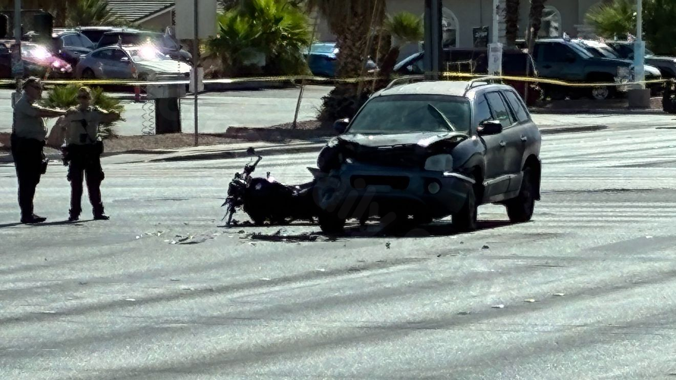 Motorcyclist killed in crash with SUV at Pecos, Russell