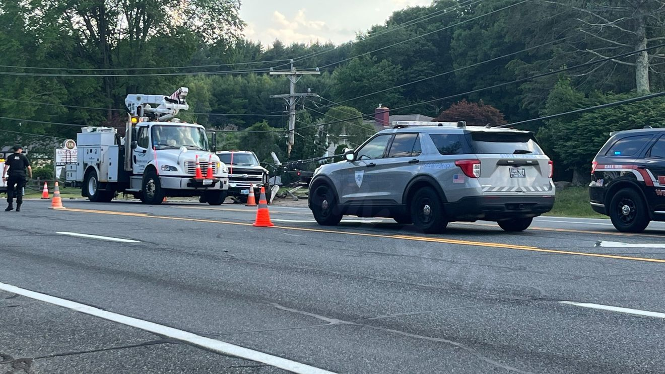 Firefighters ask residents to avoid street after crash in West Greenwich