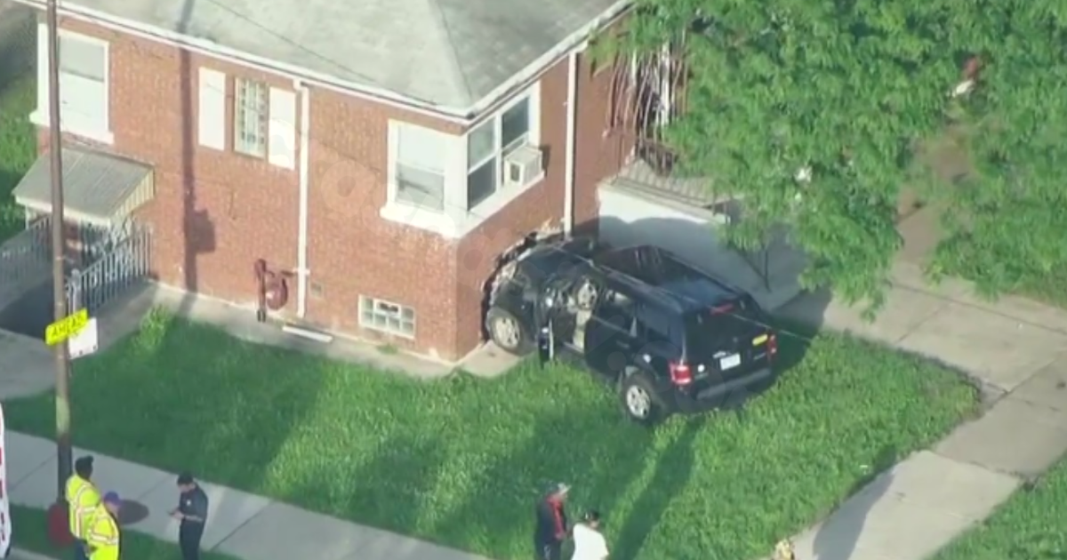 SUV crashes into home on Chicago's South Side