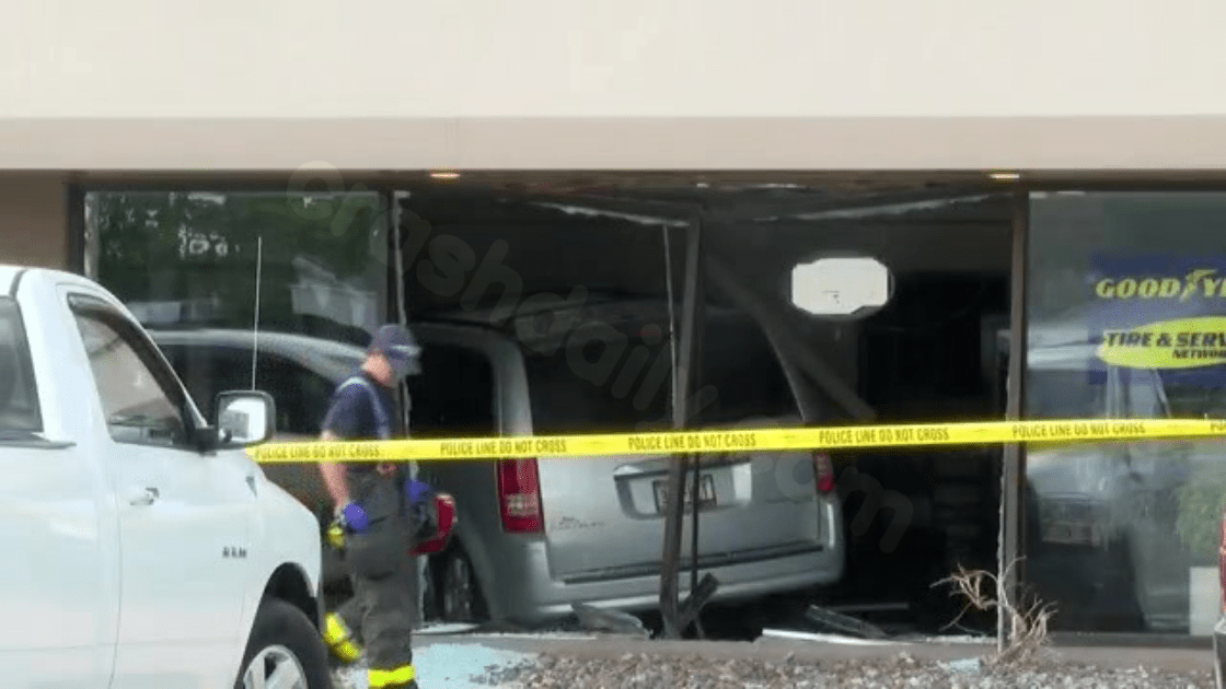 UPDATE: 3 injured after car crashes into Matthew’s Tire in Grand Chute