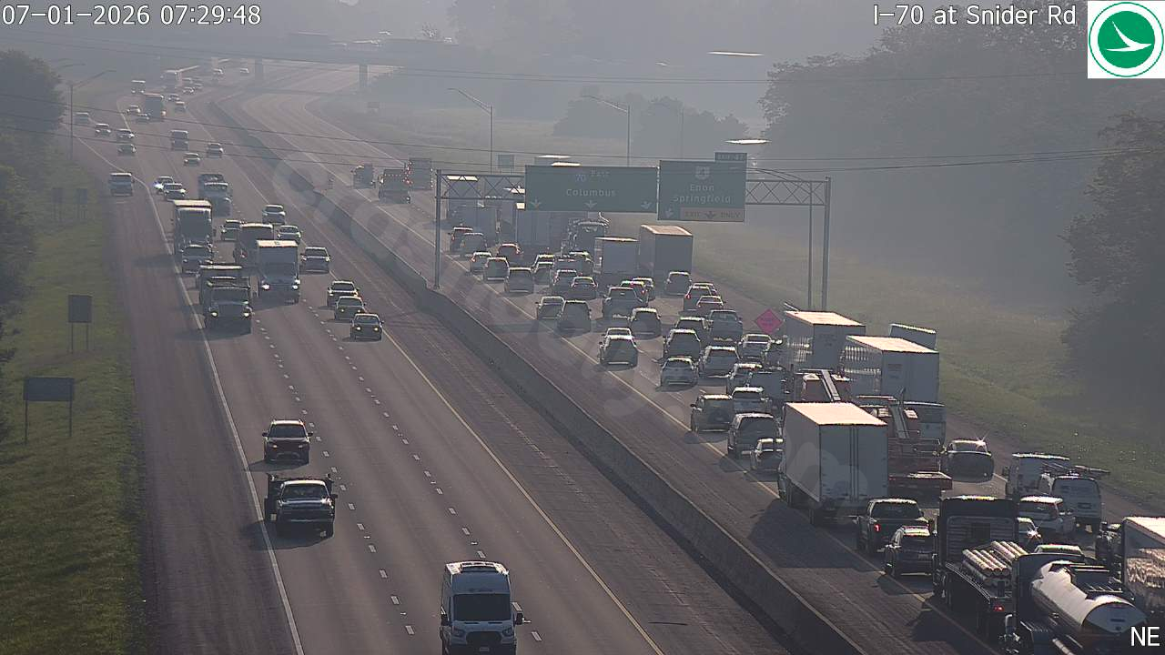 All lanes closed on I-70 EB in Clark County
