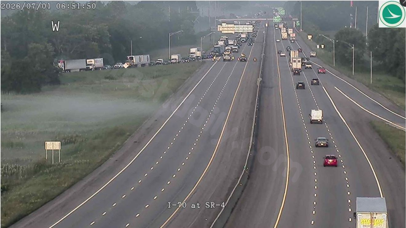 I-70 EB is closed in Clark County due to crash