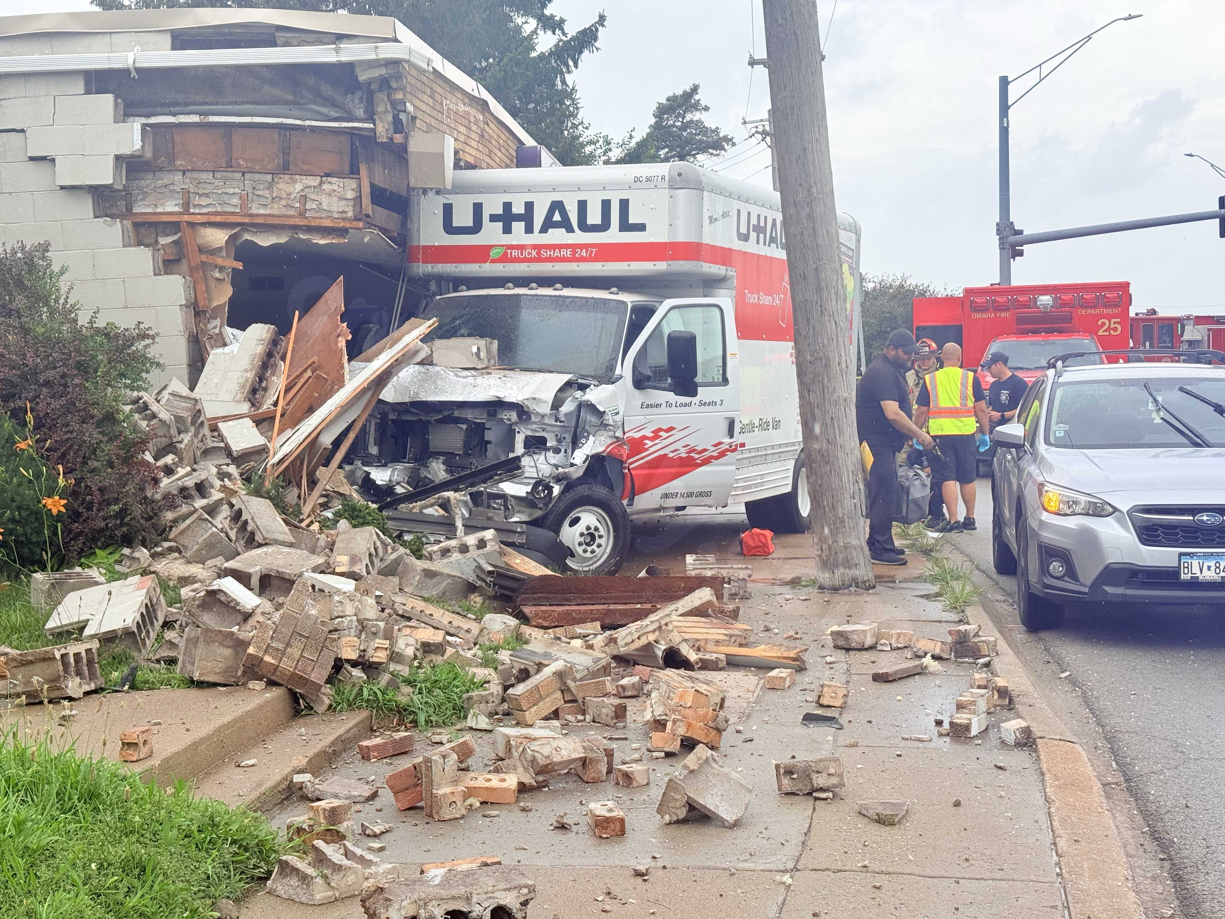Photos show Benson business heavily damaged after U-Haul crashes into building