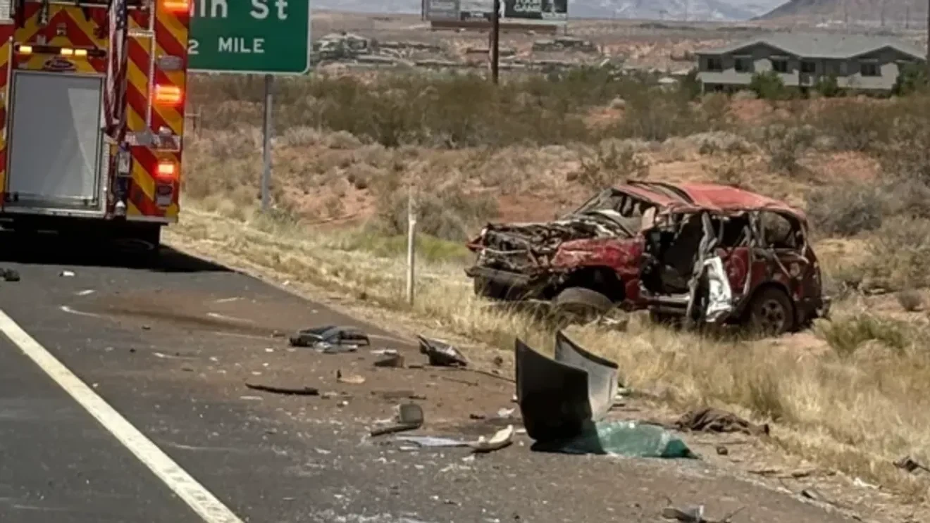 Woman killed in crash with F-350 on I-15 near Main Street in Washington City