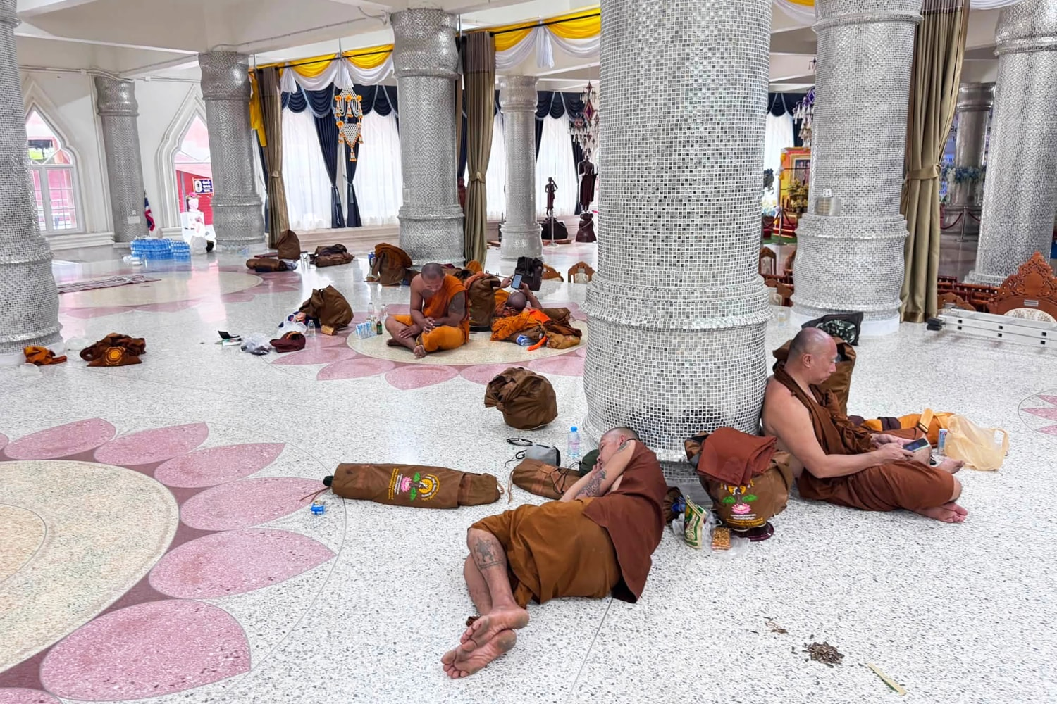 11-year-old boy driving pickup truck crashes into group of Thai monks, killing 8