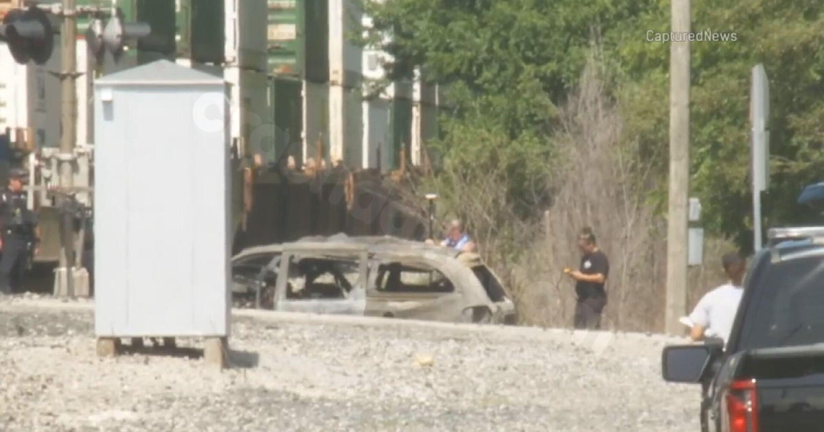 Driver killed in fiery crash involving car, train in Hobart, Indiana