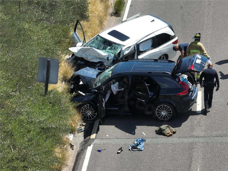 Multiple injuries reported after wrong-way crash on I-8 in San Diego