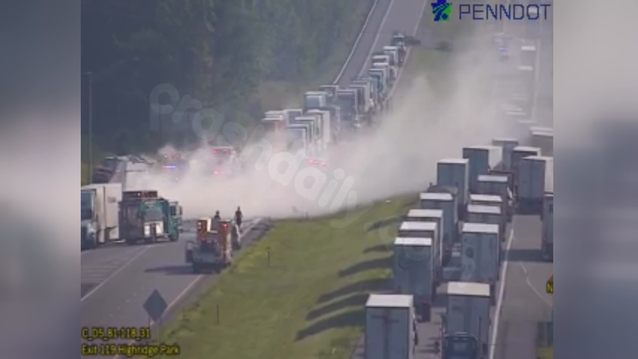 PA State Police trooper killed in fiery crash on I-81 in Schuylkill County