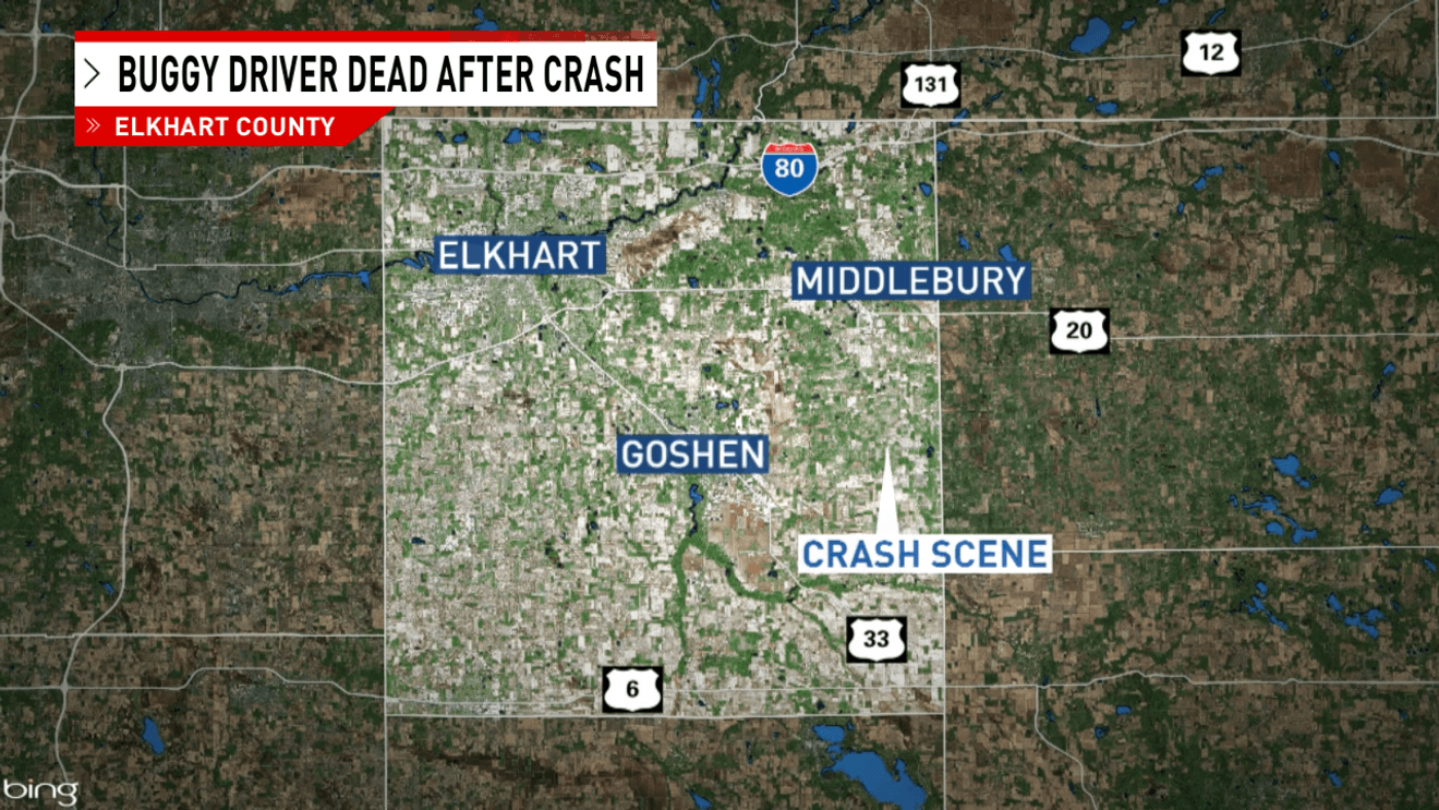 Buggy driver dies after crash in Elkhart County