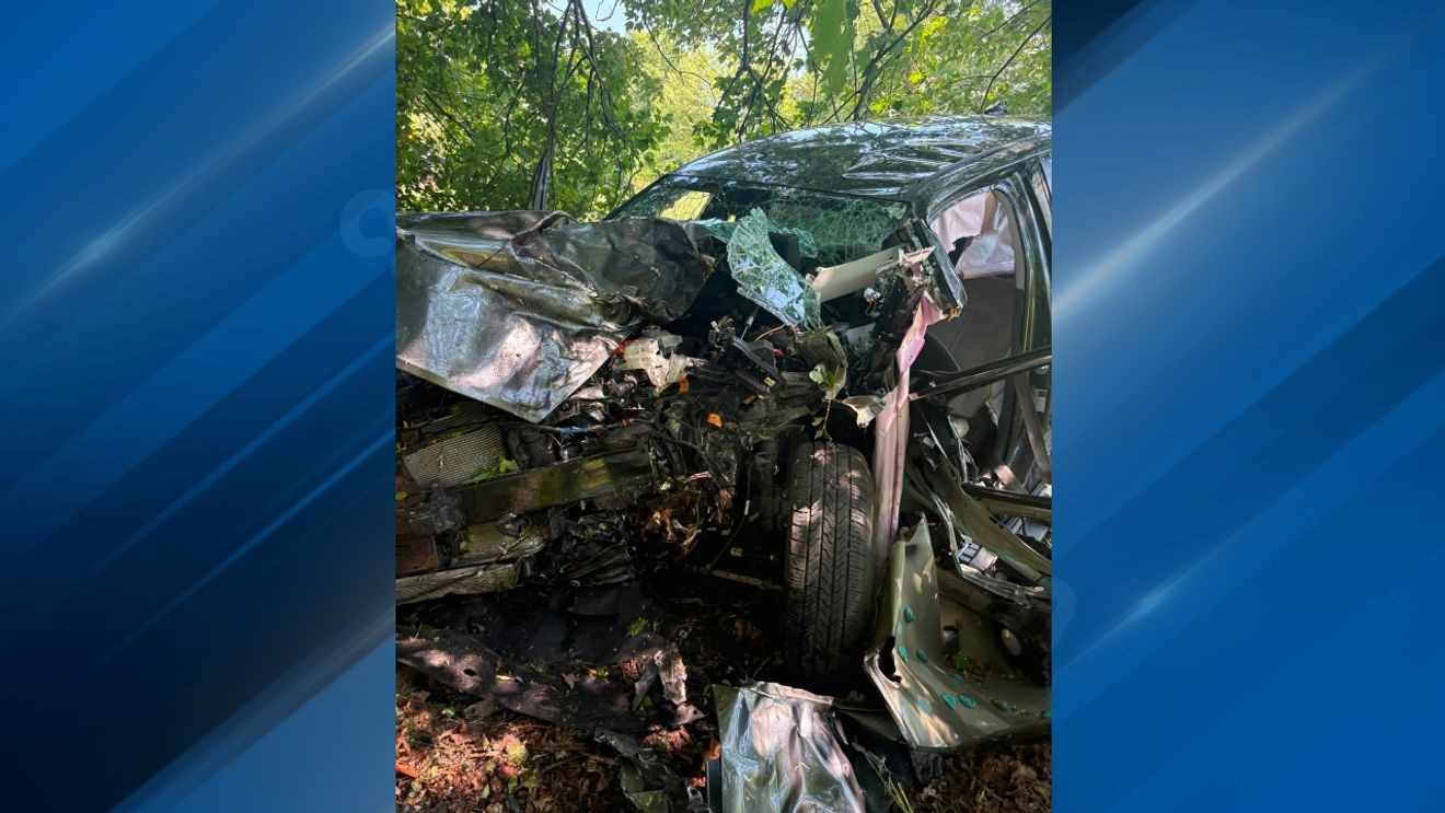 Person transported to hospital after motor vehicle accident in Plainville