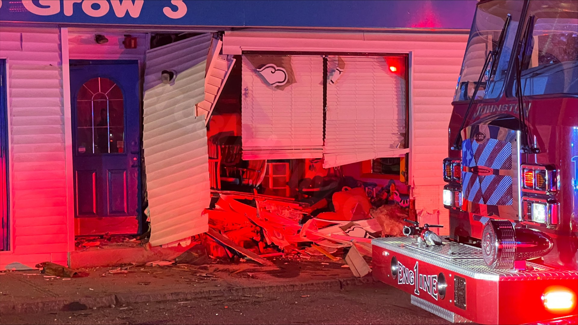 Cranston business damaged after car crashes into it