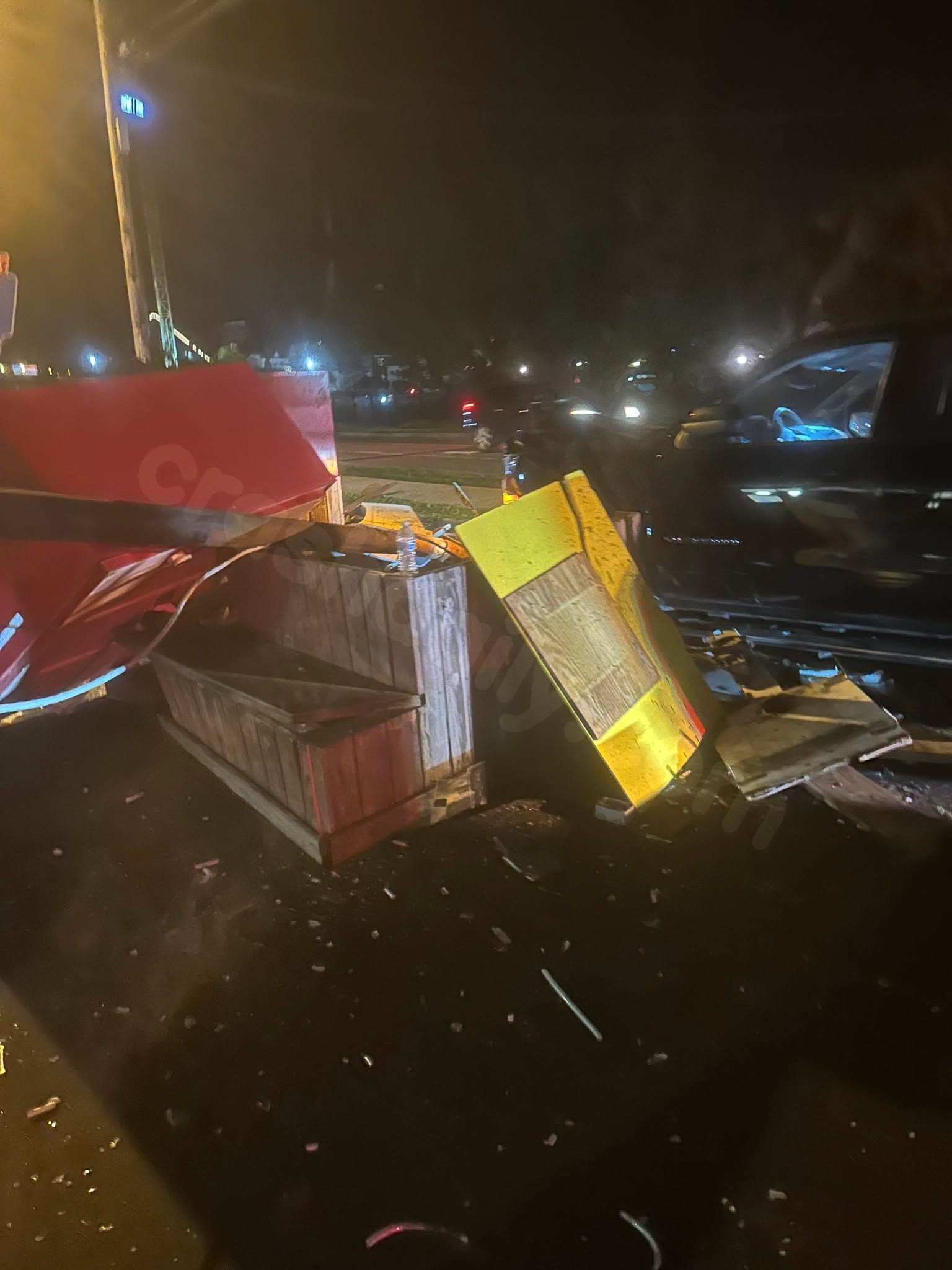 19-year-old crashes into Martha’s Dandee Creme sign
