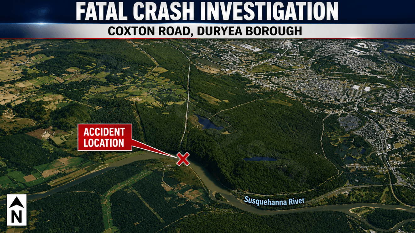 Driver killed in late-night crash on Coxton Road in Duryea