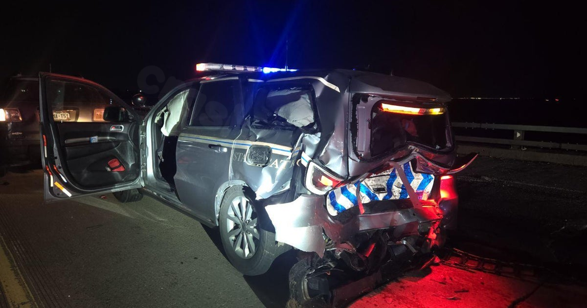 Police vehicle rear-ended on Colorado highway, trooper and 2 others injured