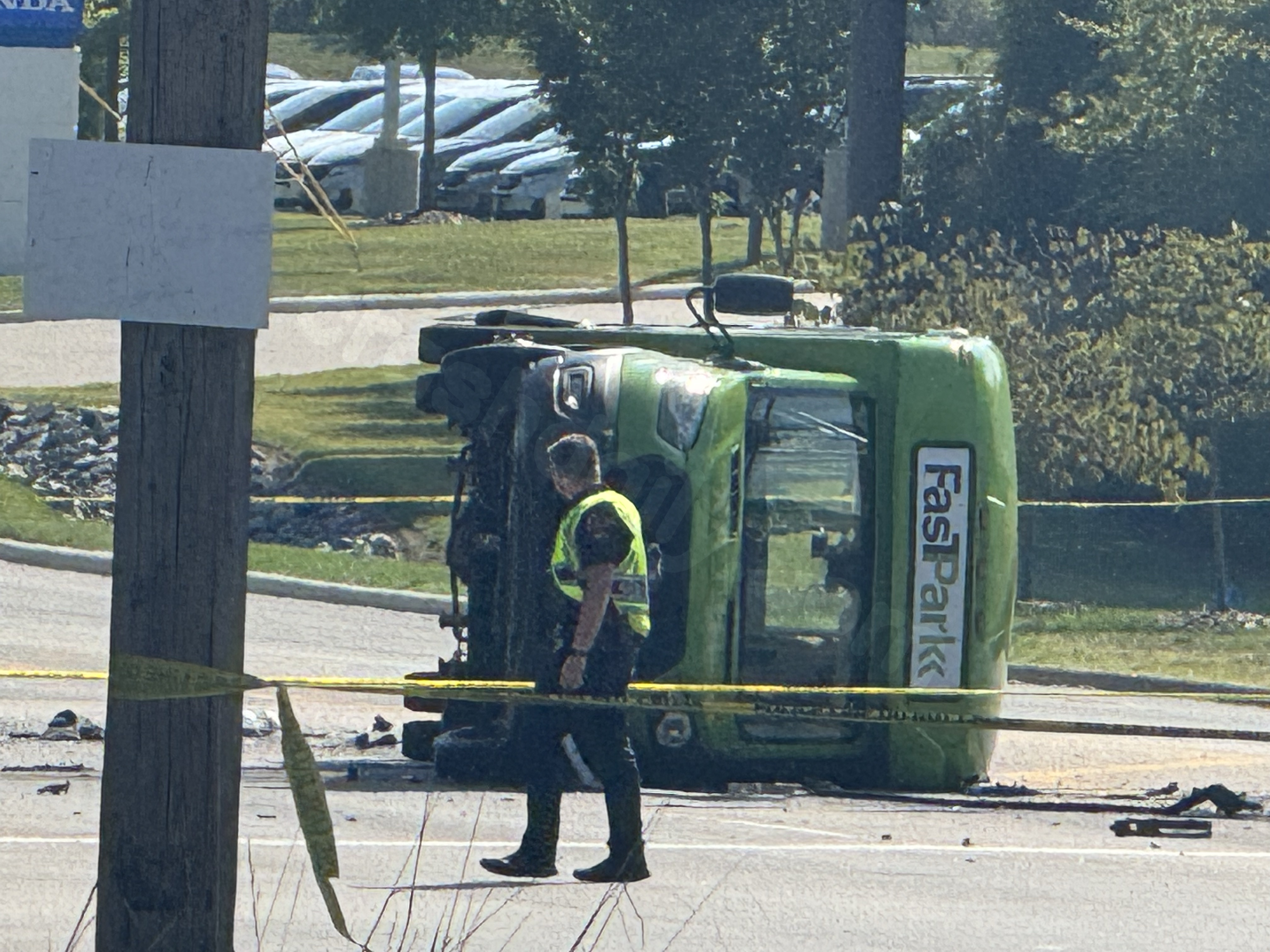 Husband, wife dead after Raleigh crash flips RDU shuttle bus; car driver facing felony charges: Police