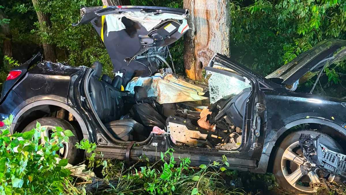 York County crash leaves victim trapped for 2 hours; firefighter hospitalized with heat-related injuries