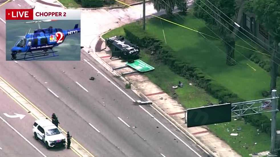 Suspected drug trafficker causes fiery crash killing 2 people in Seminole County, sheriff's office says