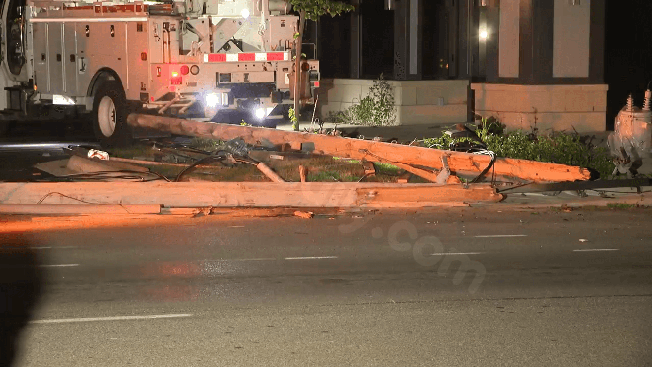Thousands without power after hit and run crash in Kalamazoo, outage could last all day