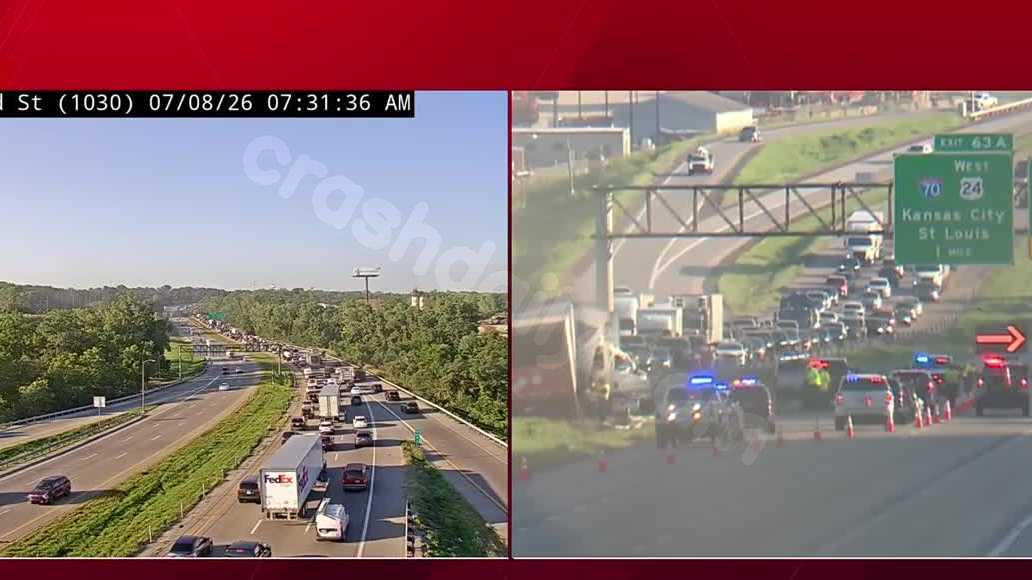 Deadly crash closes NB I-435 at Stadium Drive in Kansas City