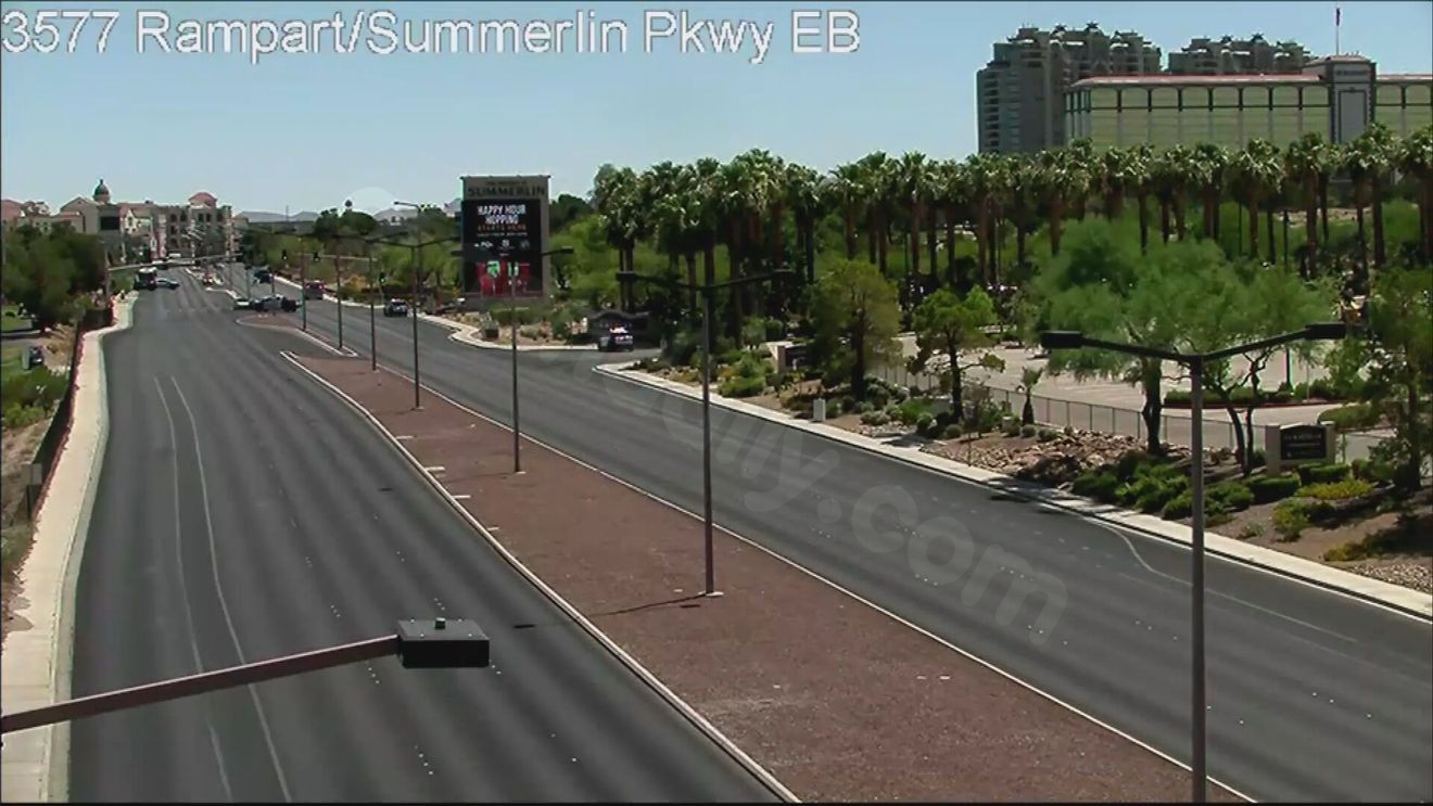 Motorcyclist seriously injured in west Las Vegas crash