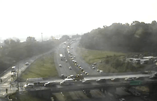 Traffic slowed on I-64 due to vehicle crash