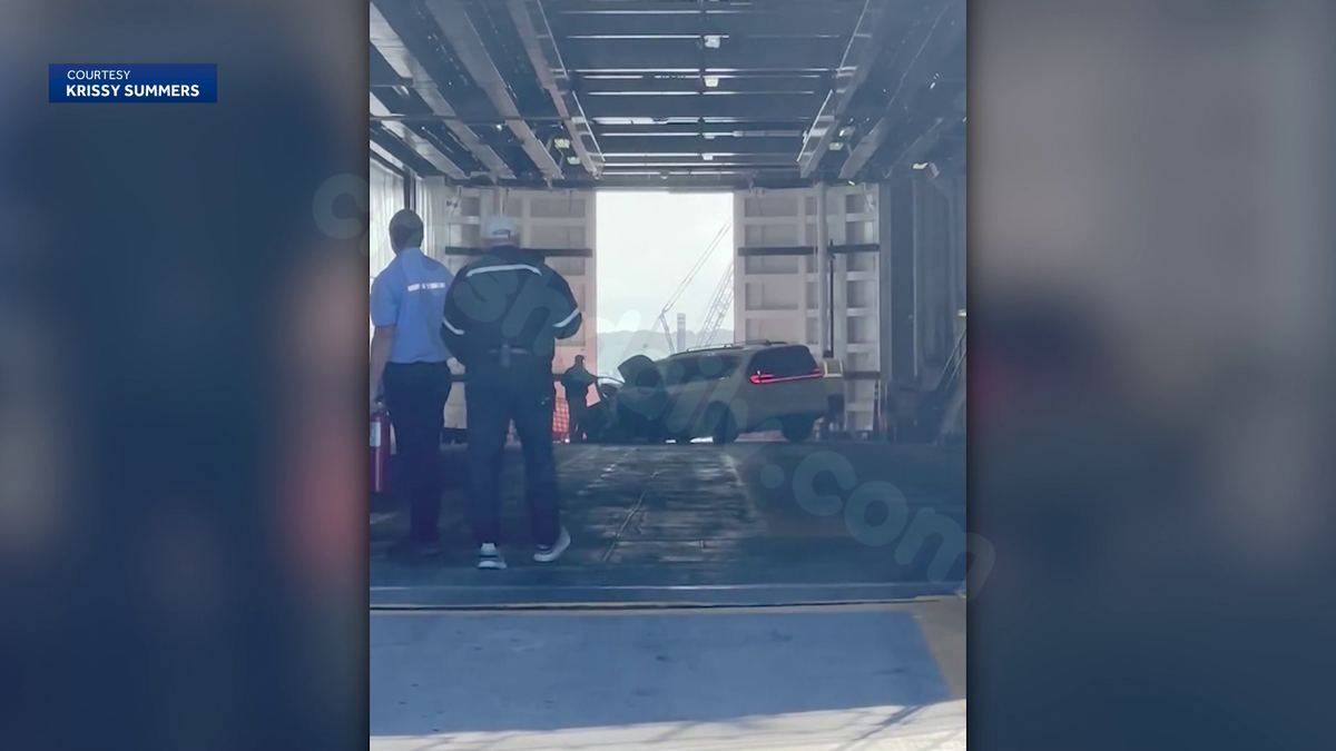 Woman injured after crashing car on Martha's Vineyard ferry; Delays expected