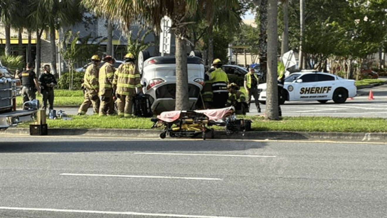 3 injured, 2 trauma alerts after crash near Indian River Mall reroutes SR 60 traffic