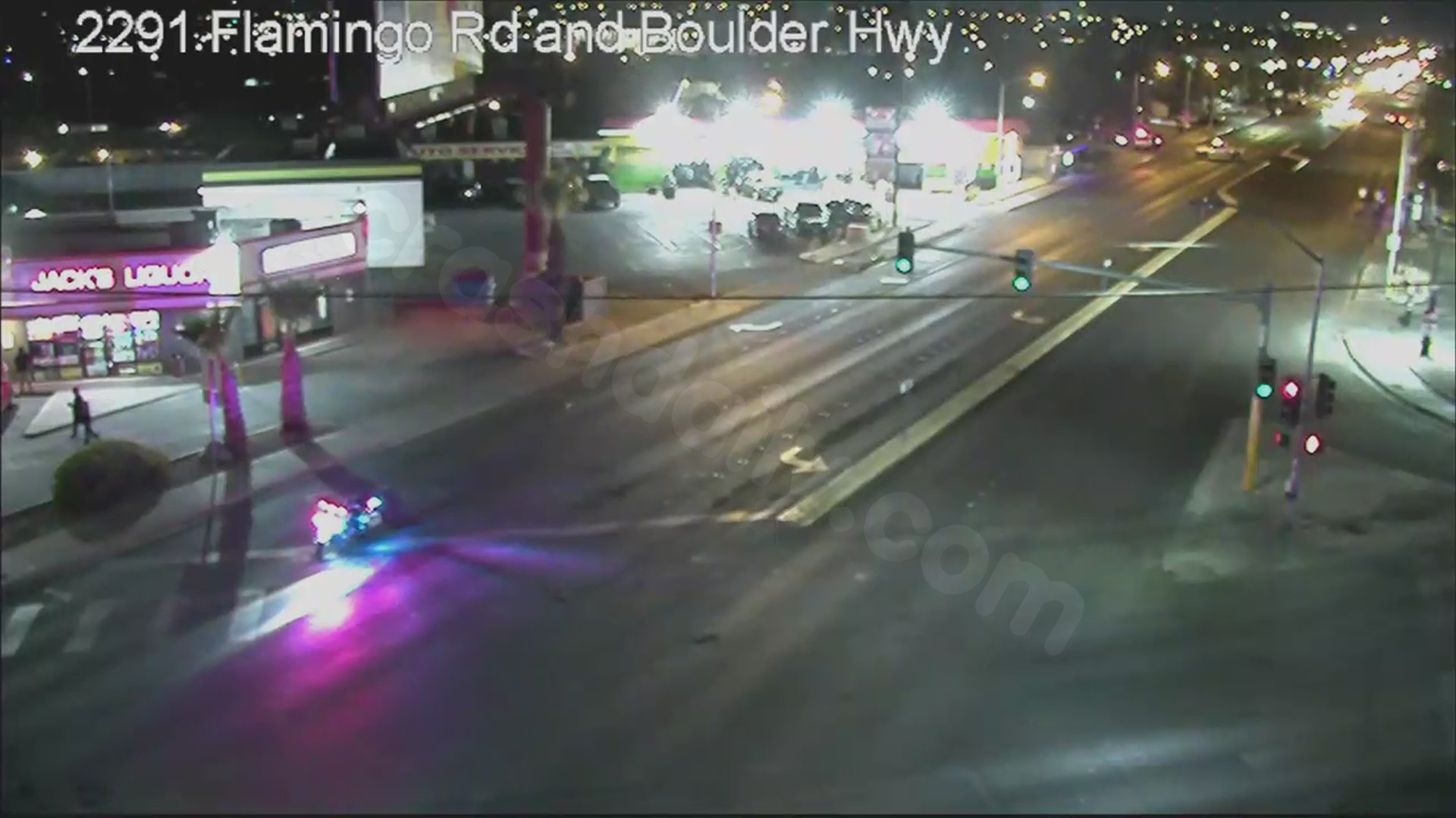 Pedestrian critically injured in Las Vegas crash