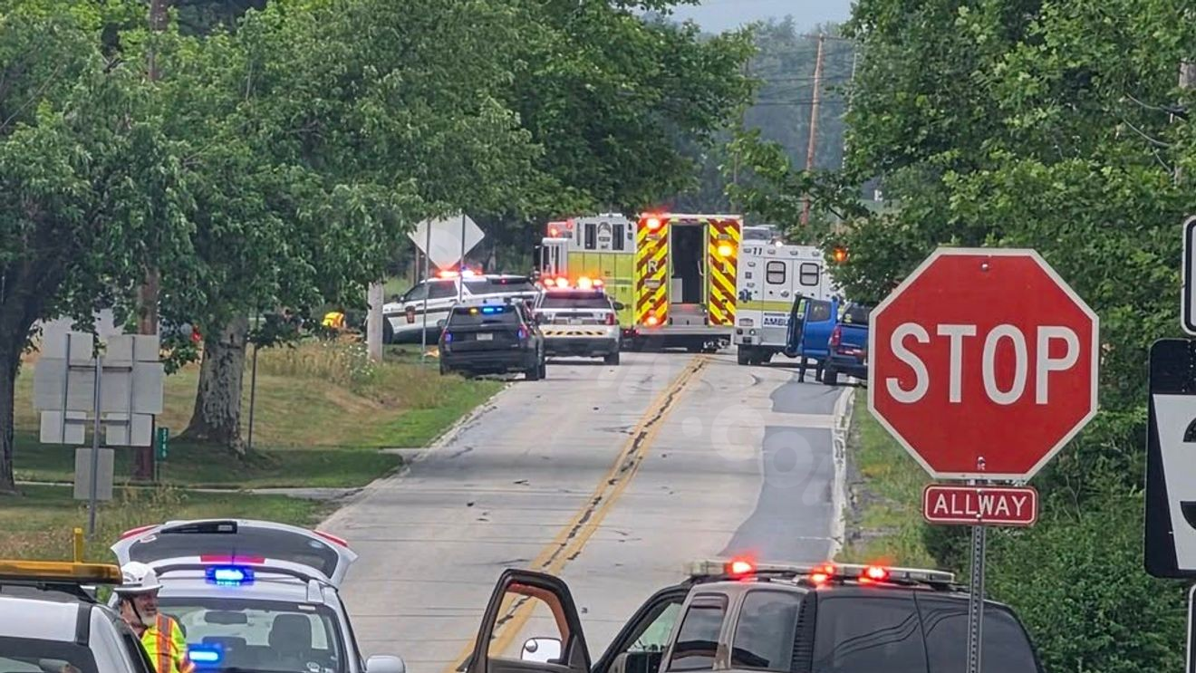 Police chase ends in crash, shuts down road in Adams County: dispatch