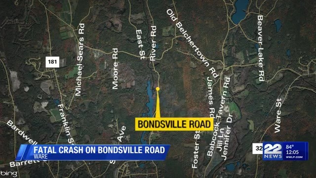 Single-vehicle crashes claim two lives in Ware and New Salem