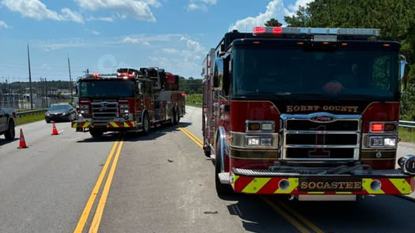Two hospitalized, one critically injured after crash on Hwy 544 bridge