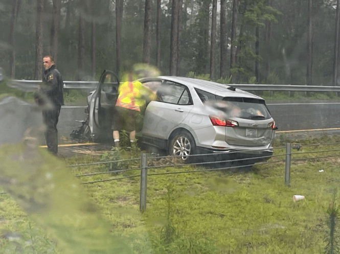 Rain-soaked Highway 70 crash leaves one injured in New Bern