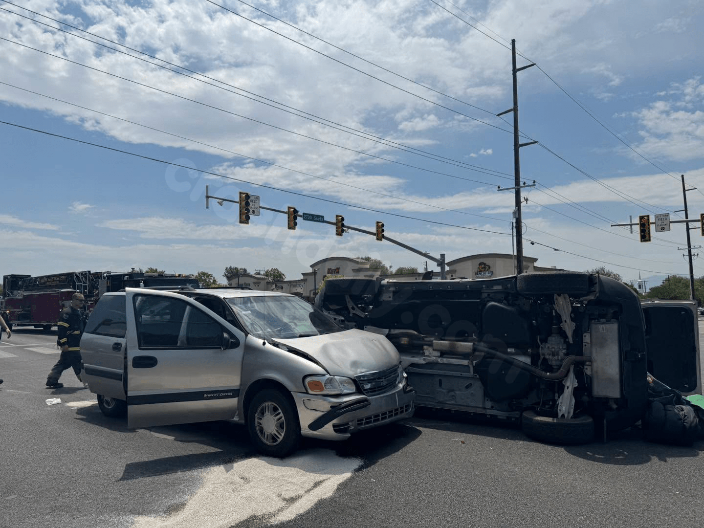 TRAFFIC ALERT: Multi-vehicle accident prompts road closures in South Salt Lake
