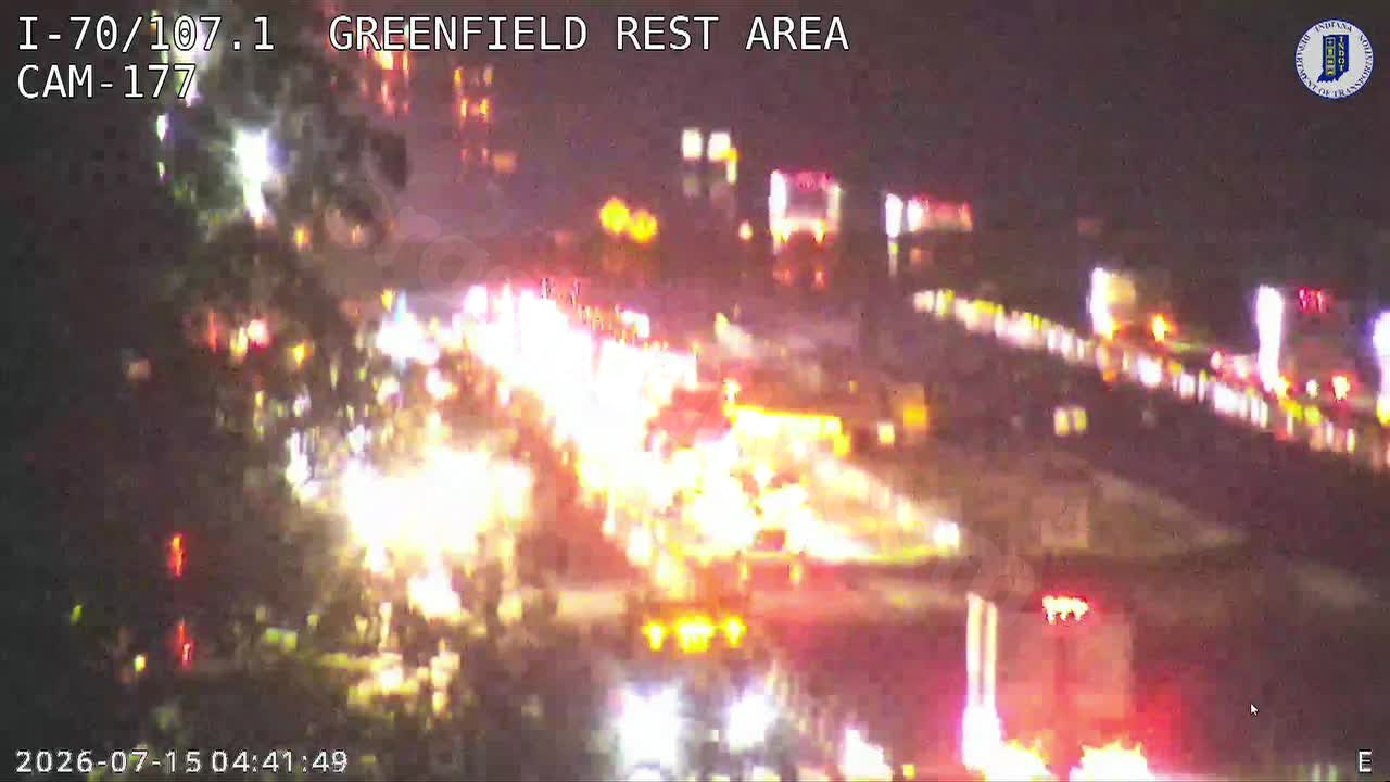 Crash closes part of I-70 in Hancock County