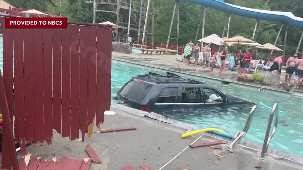 New Jersey woman charged with DUI after Jeep crashes into swimming pool at resort