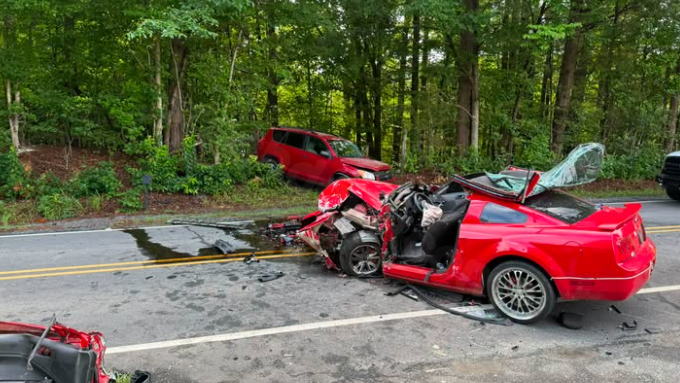Patient trapped by car dashboard during two-vehicle crash in Randolph County, officials say
