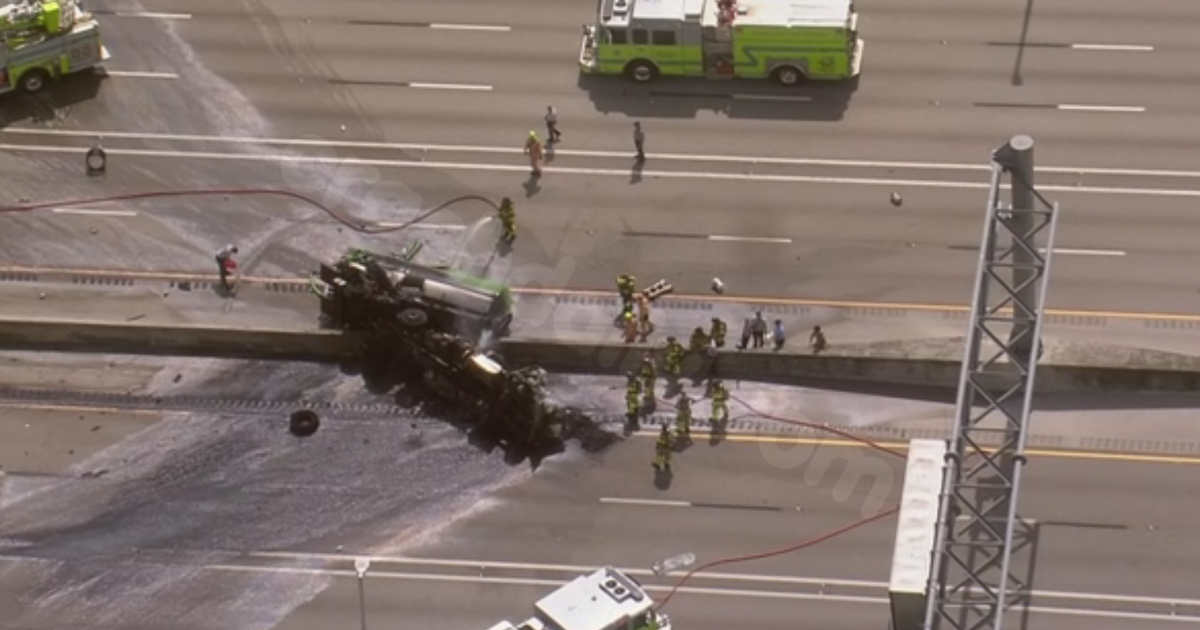 Driver dead after truck accident on Florida's Turnpike causing all lanes to shut down, officials say