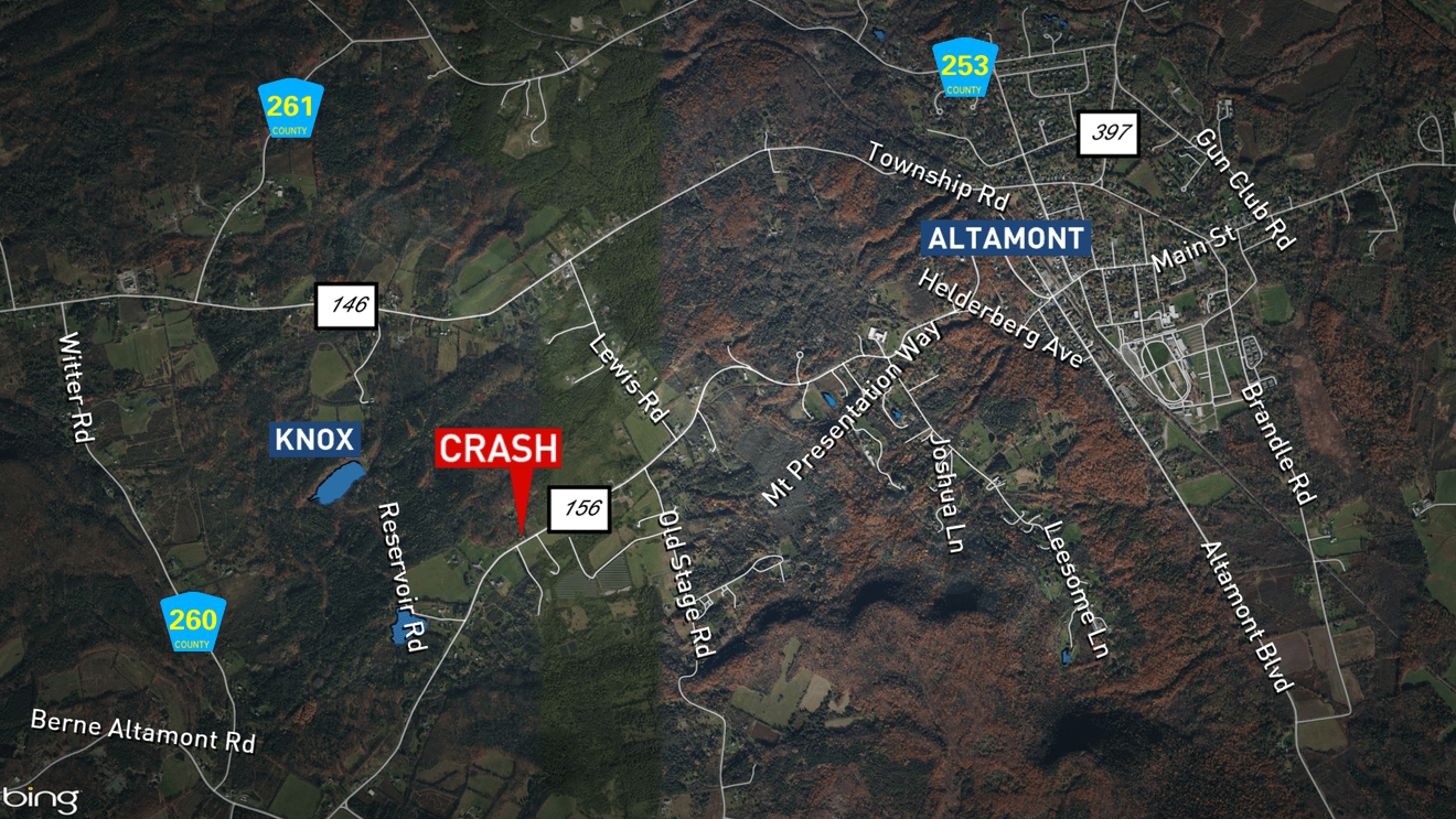 Crash on Berne-Altamont Road in rural Albany County potentially fatal, Sheriff says