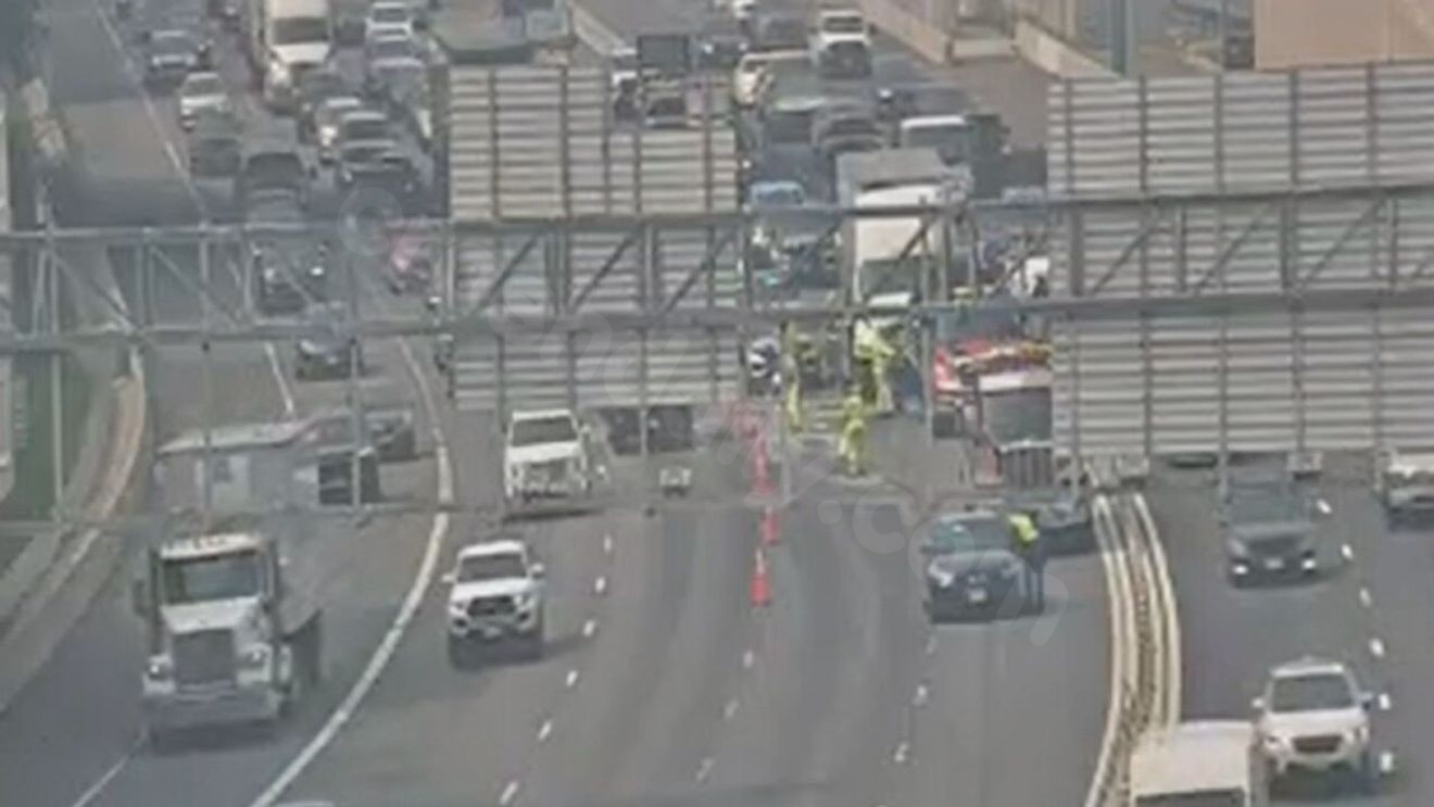 Driver seriously hurt after 18-wheeler crash on I-495 in Fairfax County