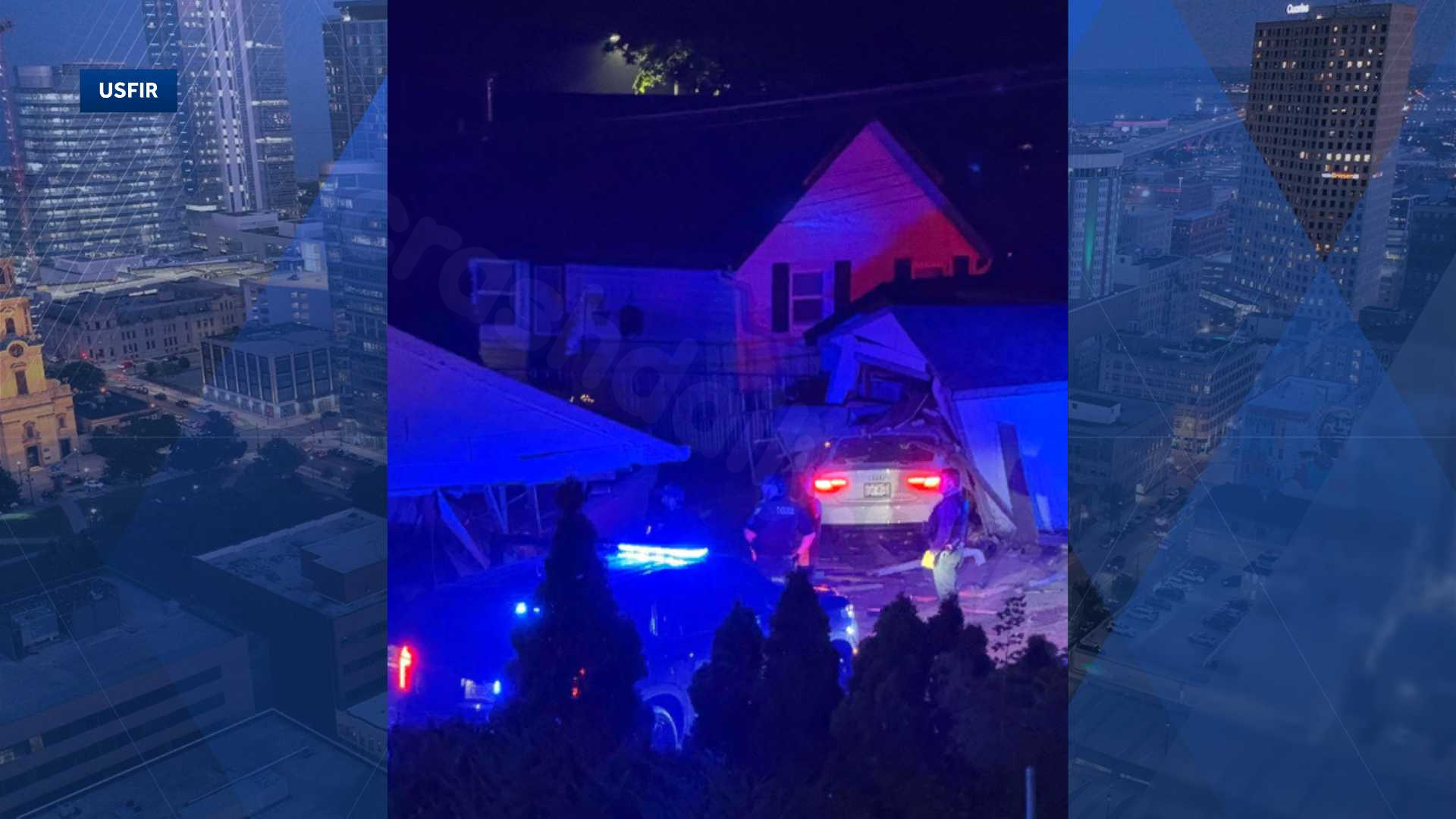 Homeowner: Pursuit ends with crash into West Allis garage