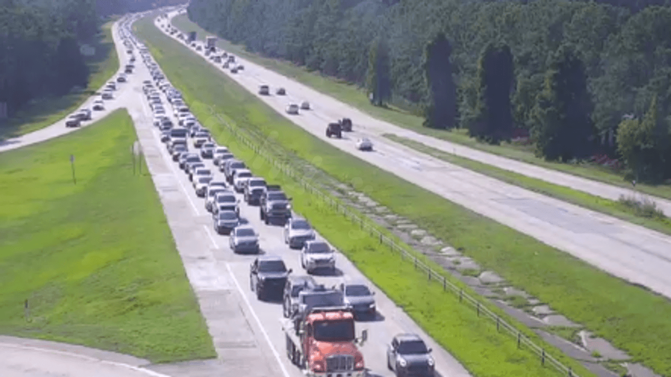 Three-vehicle crash on I-526 near Long Point Road exit snarls traffic as crews clear scene