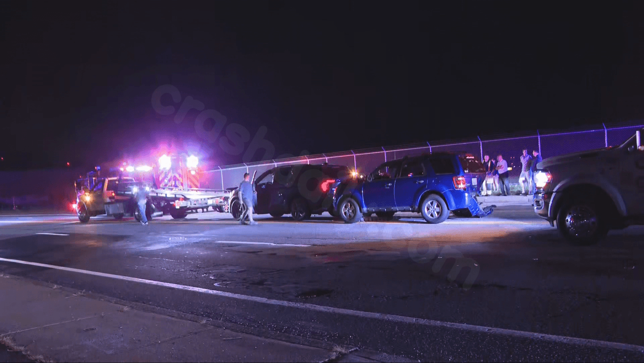 Crash near airport in Warwick