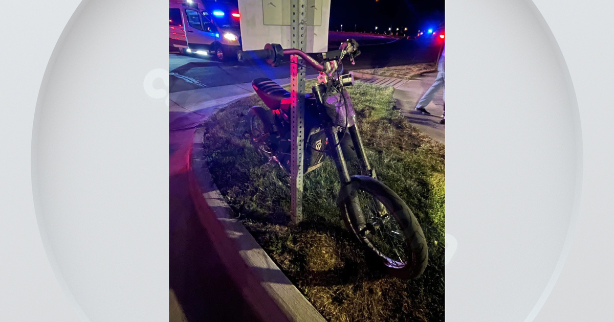 Police investigate crash which seriously injured e-motorcycle rider in Denver metro area