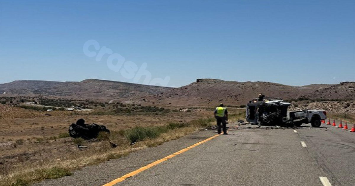 Apparent wrong-way crash on I-70 in Colorado results in closure of westbound lanes near Utah border
